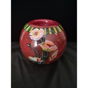 BEAUTIFUL RARE VINTAGE  PIECE BY ARTIST SUSAN WINGET CANDLE HOLDER